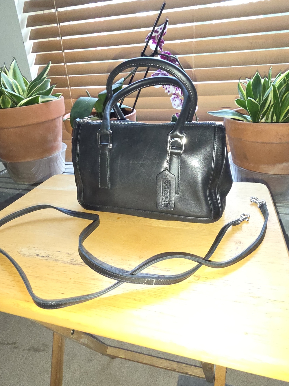 Coach Black Leather Purse - Picture 9 of 15
